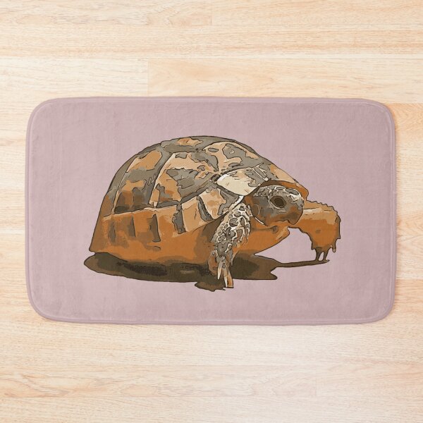 Item preview, Cartoon Portrait Of A Baby Wild Tortoise Black Outline Art designed and sold by taiche.