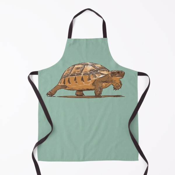 Item preview, Cartoon Portrait Of Wild Baby Tortoise Plodding designed and sold by taiche.