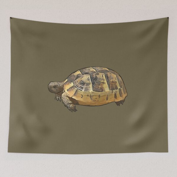 Item preview, Side View of A Young Wild Tortoise Cartoon Cut Out designed and sold by taiche.