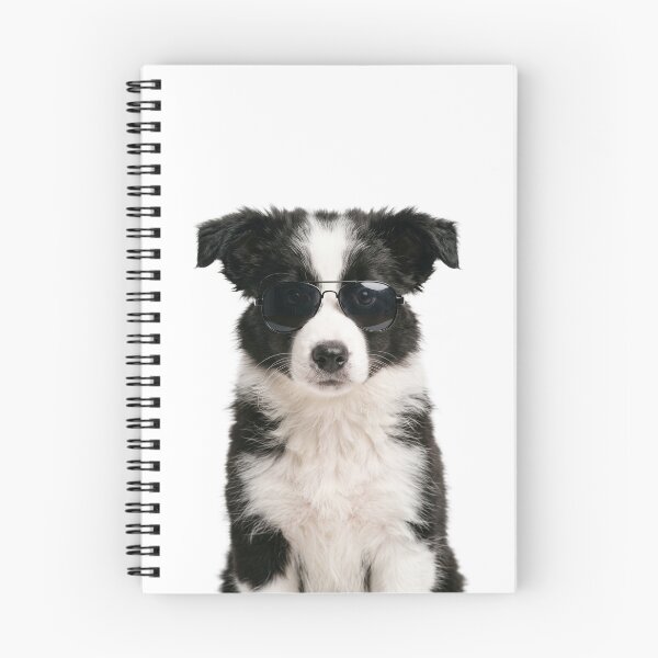 Item preview, Cute Baby Border Collie Dog Wearing Sunglasses Funny designed and sold by RareLavender.