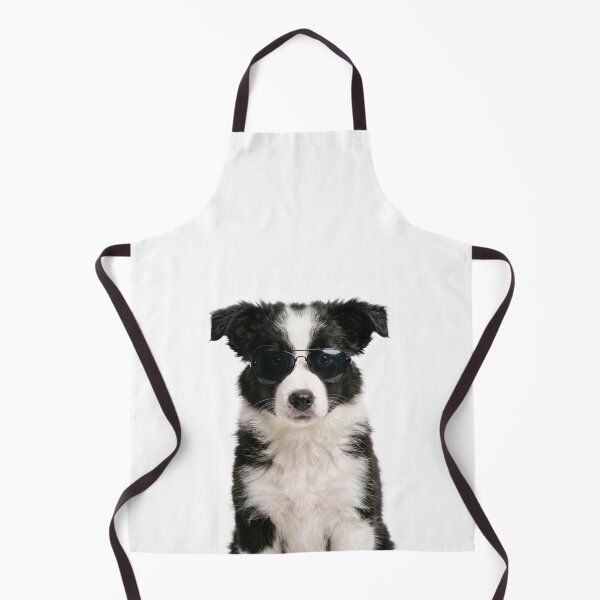 Artikelvorschau, Niedlicher Border-Collie-Welpe mit Sonnenbrille – lustig entworfen und verkauft von RareLavender.