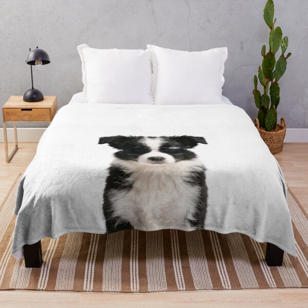 Item preview, Cute Baby Border Collie Dog Wearing Sunglasses Funny designed and sold by RareLavender.
