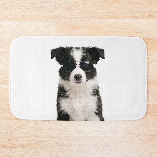 Item preview, Cute Baby Border Collie Dog Wearing Sunglasses Funny designed and sold by RareLavender.