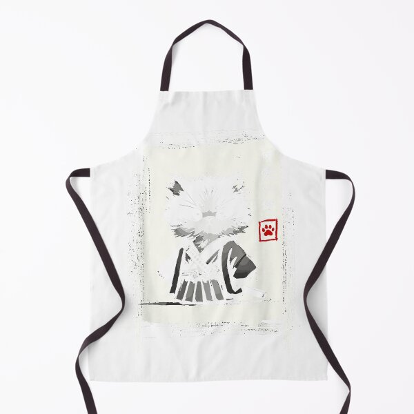 Item preview, Samurai Cat Japanese Art Sumi-e Novelty Kawaii Funny Cat T-Shirt designed and sold by KTY-NUSS.