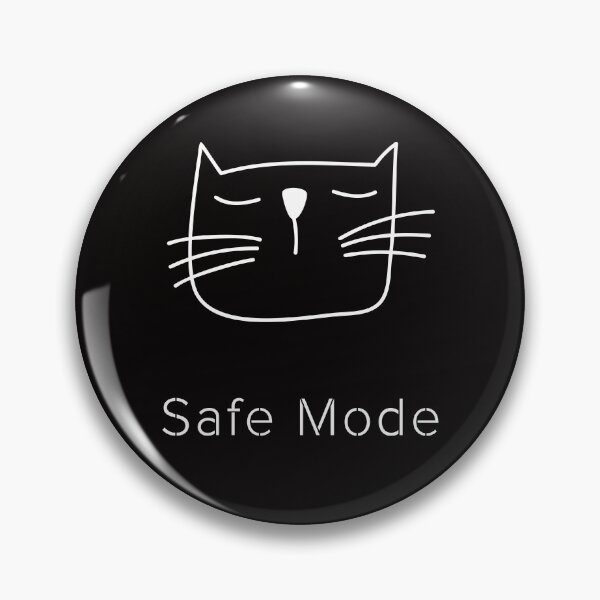 Item preview, Safe Mode Cat – Calm System Recovery Minimal Cat Design designed and sold by ContigoART.