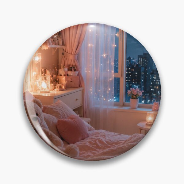 Item preview, Pastel Pink Cozy Bedroom designed and sold by CGWebsolutions.