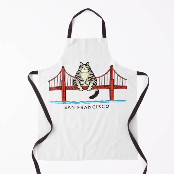 Item preview, San Franciscos Cat Golden Gates Bridge Cat Reading Books T-Shirt designed and sold by gidget-gadget.