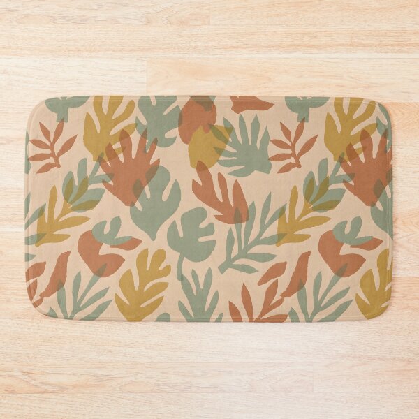 Item preview, Earthy Tropical Leaf Tote Bag – Neutral Boho Pattern designed and sold by FestivityFinds.
