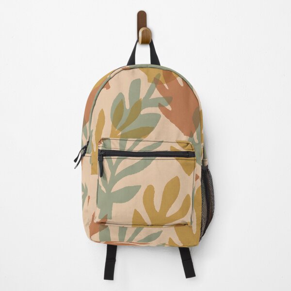 Item preview, Earthy Tropical Leaf Tote Bag – Neutral Boho Pattern designed and sold by FestivityFinds.