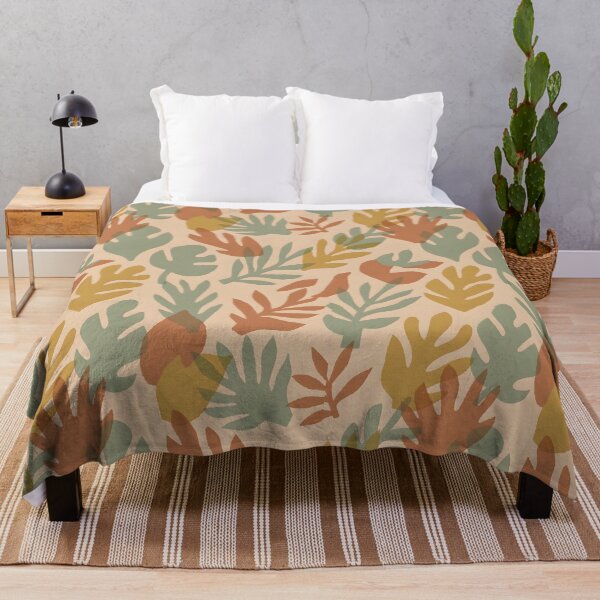 Item preview, Earthy Tropical Leaf Tote Bag – Neutral Boho Pattern designed and sold by FestivityFinds.