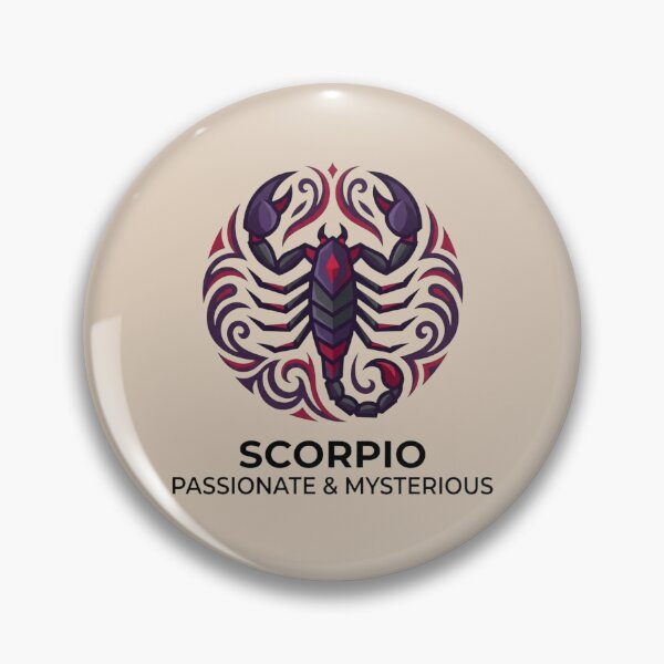 Item preview, Scorpio Daily Horoscope Zodiac Symbol – Passionate & Mysterious Tribal Astrology Design designed and sold by Bhaskar Digital Art.
