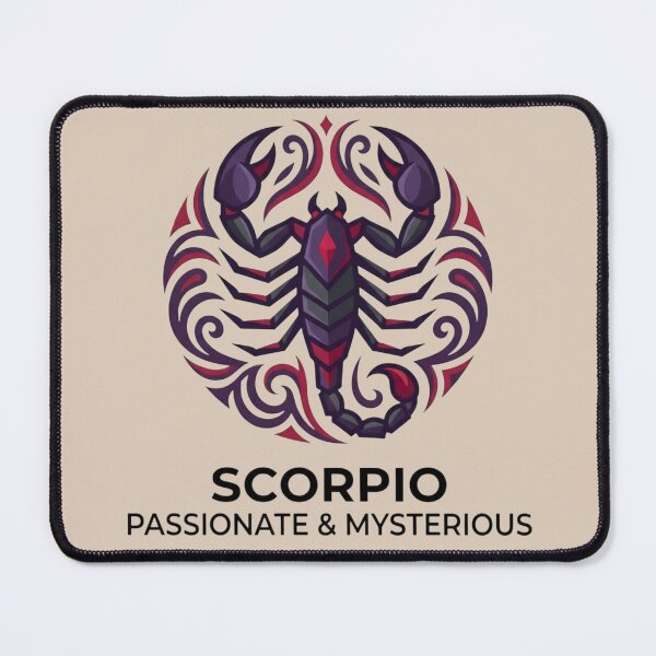 Item preview, Scorpio Daily Horoscope Zodiac Symbol – Passionate & Mysterious Tribal Astrology Design designed and sold by Bhaskar Digital Art.