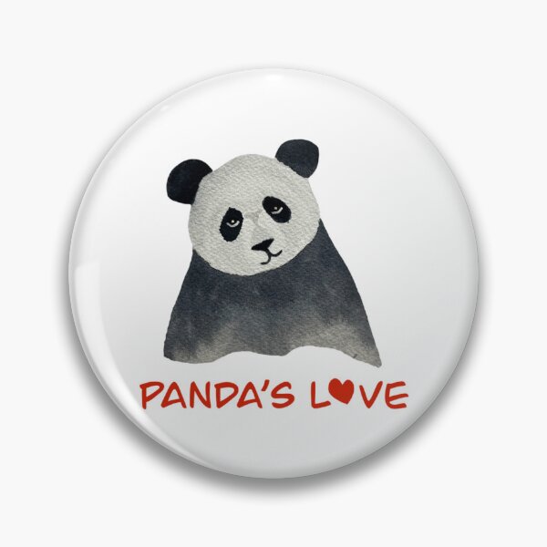 Item preview, Panda Love Cute Wholesome Watercolor Bear Illustration designed and sold by Ozkrsart.