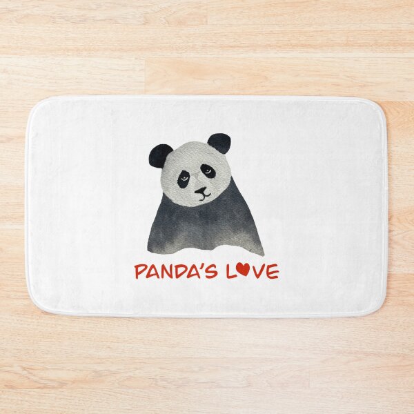 Item preview, Panda Love Cute Wholesome Watercolor Bear Illustration designed and sold by Ozkrsart.
