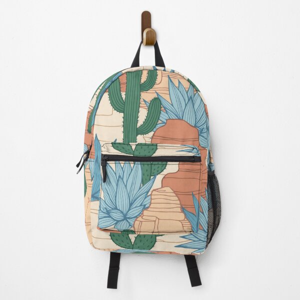 Item preview, Southwest Desert Cactus & Agave Seamless Pattern Throw Pillow designed and sold by FestivityFinds.