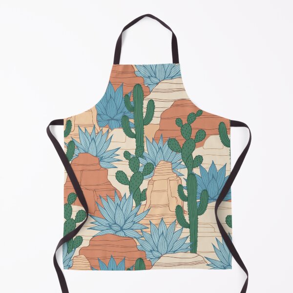 Item preview, Southwest Desert Cactus & Agave Seamless Pattern Throw Pillow designed and sold by FestivityFinds.