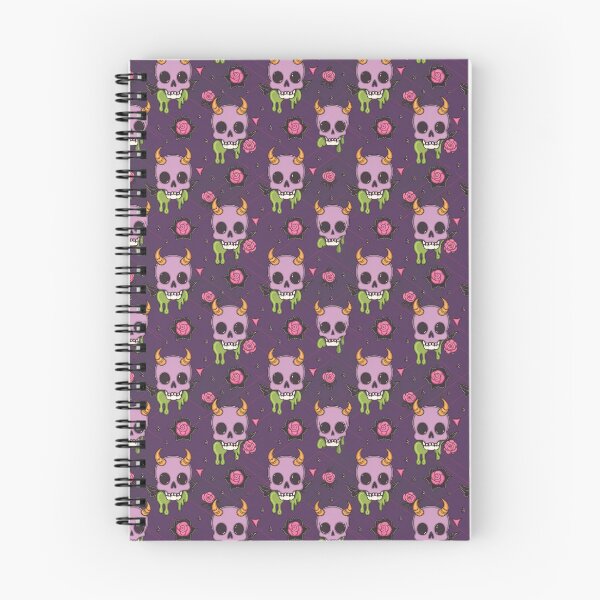 Item preview, Pastel Goth Horned Skull Slime Rose Pattern designed and sold by NSB-Design.