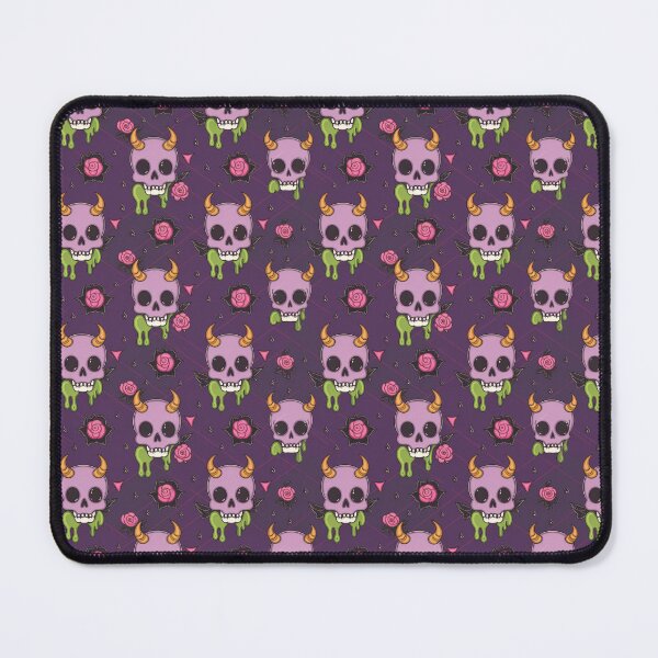 Item preview, Pastel Goth Horned Skull Slime Rose Pattern designed and sold by NSB-Design.