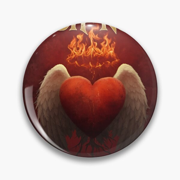 Item preview, Flaming Heart Wings Music  designed and sold by ARTBYKTANA.