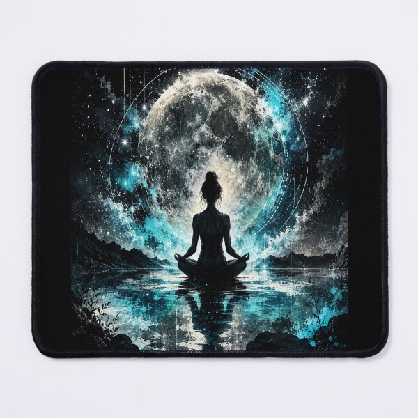 Item preview, Moonlight of Silence – Cosmic Urban Fantasy Art designed and sold by Personiq Kaleido.