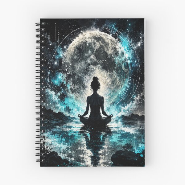 Item preview, Moonlight of Silence – Cosmic Urban Fantasy Art designed and sold by Personiq Kaleido.