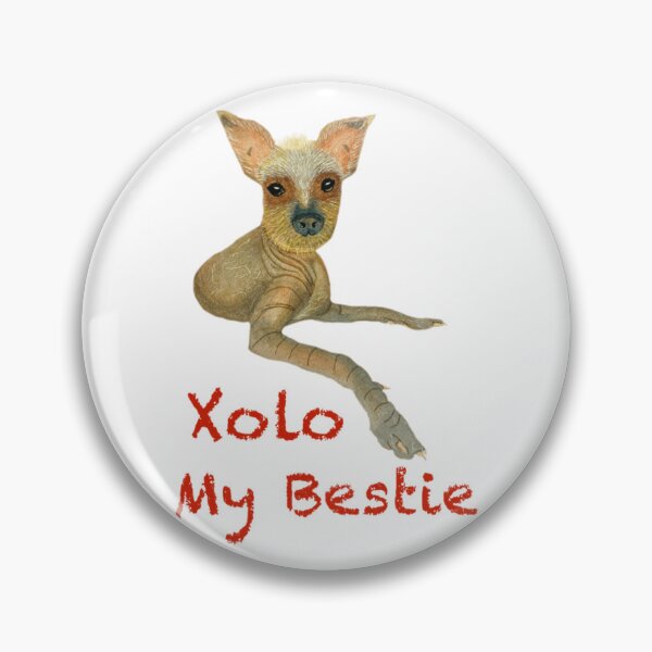 Item preview, Xolo My Bestie Cute Mexican Hairless Dog designed and sold by Ozkrsart.