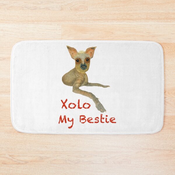 Item preview, Xolo My Bestie Cute Mexican Hairless Dog designed and sold by Ozkrsart.