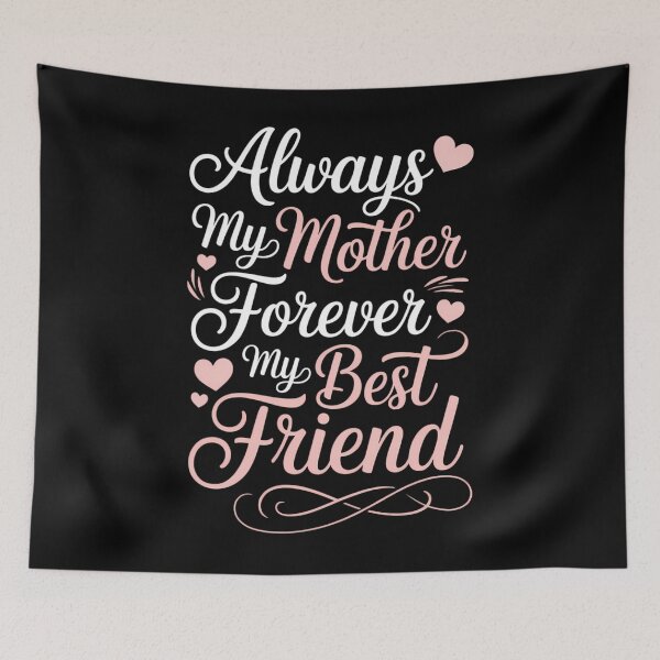 Item preview, Forever My Best Friend Mom Boy Girl Kids Cute Mothers Day designed and sold by sailorjessiArt.