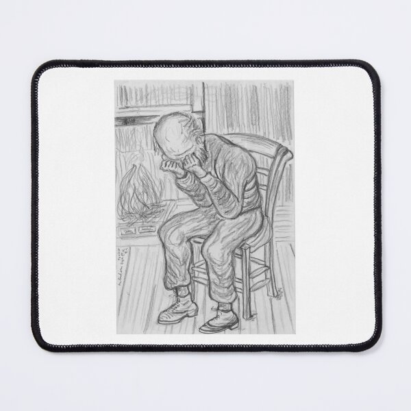 Item preview, At Eternity's Gate: Van Gogh Old Man Sketch by Mitsuharu designed and sold by mitsuharu.