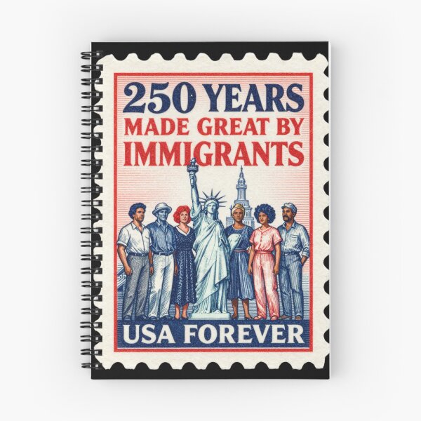 Item preview, 250 Years Made Great By Immigrants 1 designed and sold by Positive&FunnyThings.