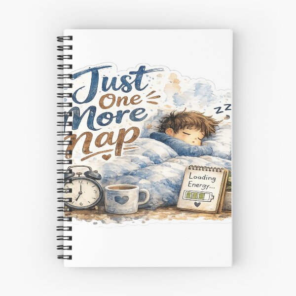Item preview, Just One More Nap Sticker designed and sold by Genzfirevibes.