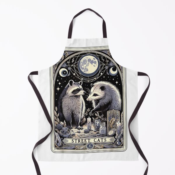 Item preview, Street Cats Tarot Card Raccoon Opossum Witchcraft Possum T-Shirt designed and sold by kevincuellar.