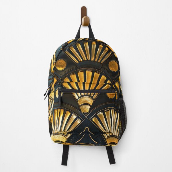 Item preview, Art Deco Golden And Black Fan Chic Pattern designed and sold by DEC02.