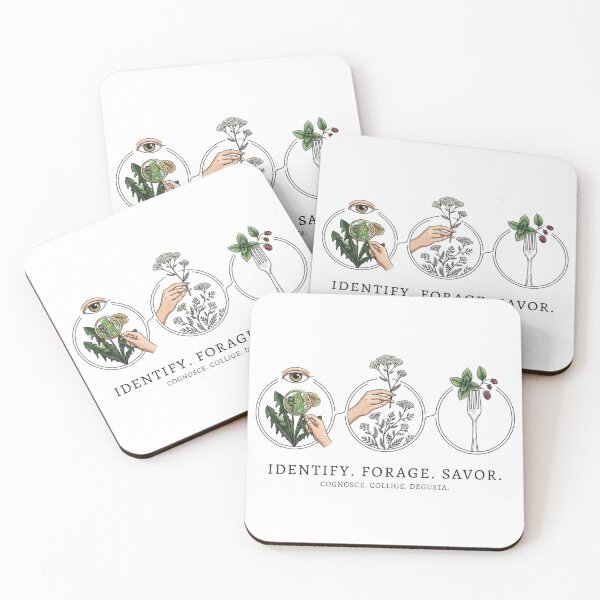 Item preview, Identify Forage Savor Botanical Process Illustration T-Shirt designed and sold by VintryOff.