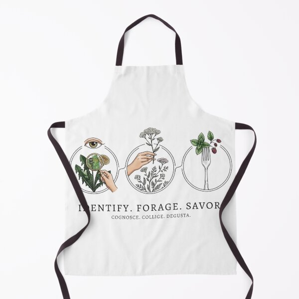 Item preview, Identify Forage Savor Botanical Process Illustration T-Shirt designed and sold by VintryOff.