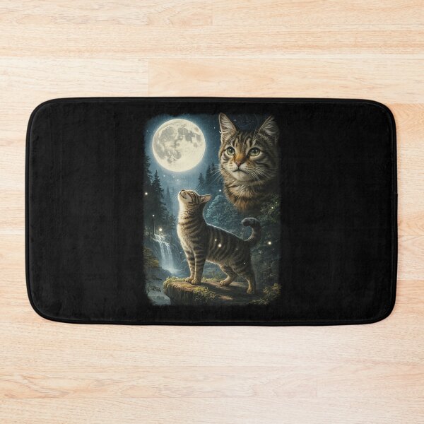 Item preview, Tabby Cat Howling to the Moon Vintage Meme designed and sold by studio-ssaam.