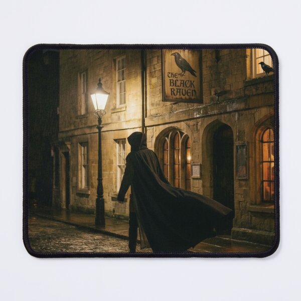 Item preview, The Black Raven - Shapeshifter Dark Street Art designed and sold by CuteLilGhosts.