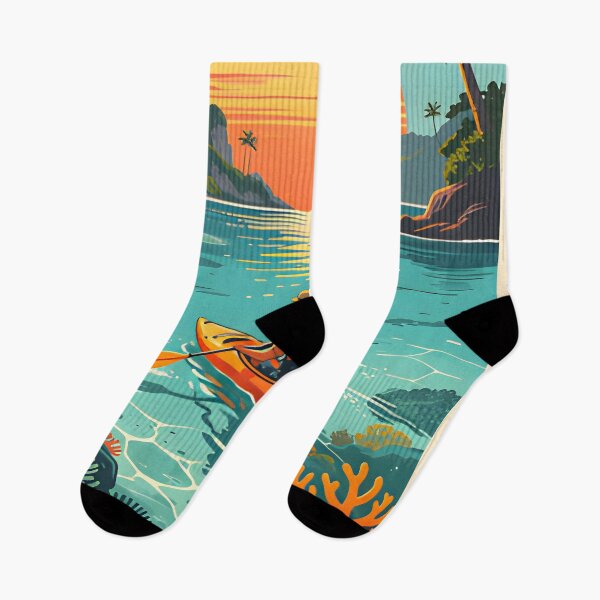 Item preview, ropical Sunset Kayaker designed and sold by Spirit of Siam.