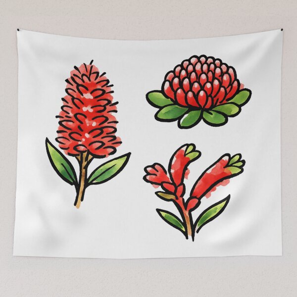 Item preview, Australian Native Flowers  designed and sold by GraphicsClub.