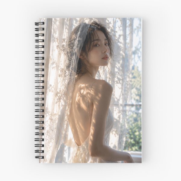 Item preview, Morning Through Lace – Elegant Fine Art Portrait designed and sold by SEIMEI2025.