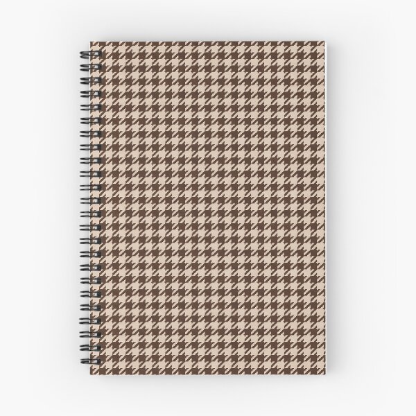 Item preview, Chocolate Brown and Cream Classic Houndstooth Pattern designed and sold by zenjiinspired.
