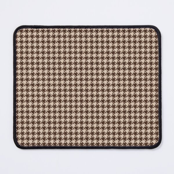 Item preview, Chocolate Brown and Cream Classic Houndstooth Pattern designed and sold by zenjiinspired.