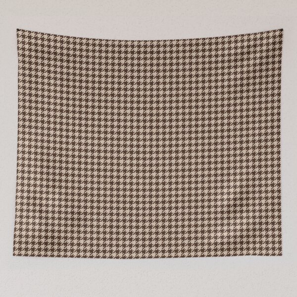 Item preview, Chocolate Brown and Cream Classic Houndstooth Pattern designed and sold by zenjiinspired.