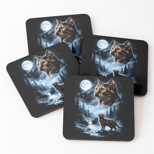 Item preview, Tabby Cat Howling to the Moon Funny Meme designed and sold by studio-ssaam.