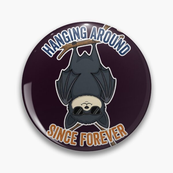 Artikelvorschau, „Hanging Around Since Forever“ – Lustiges Halloween-Fledermaus-T-Shirt für die gruselige Jahreszeit entworfen und verkauft von HopeAndHustle.