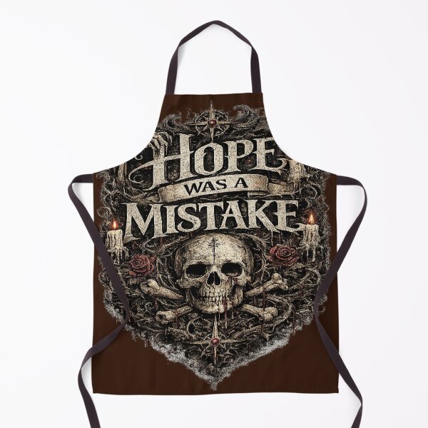 Item preview, Hope Was a Mistake – Dark Humor Nihilism Gothic Skull Design designed and sold by Alchemy Forge.