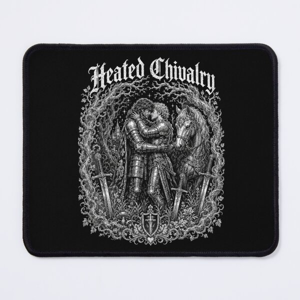 Item preview, Heated Chivalry Medieval Knights Kissing Funny Pride designed and sold by MaskedTarget.