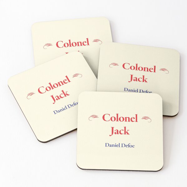 Item preview, Daniel Defoe Colonel Jack, English Novelist, Classic Literature designed and sold by CharlottePlaceArt.