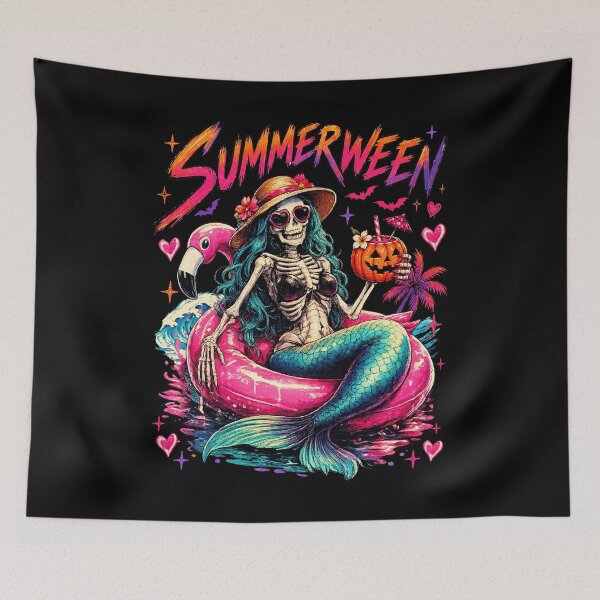 Item preview, Happy Summerween Mermaid Summerween designed and sold by elongatedjazz.