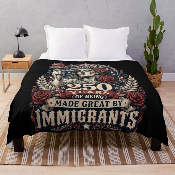 Item preview, 250 años de grandeza gracias a los inmigrantes designed and sold by MaskedTarget.